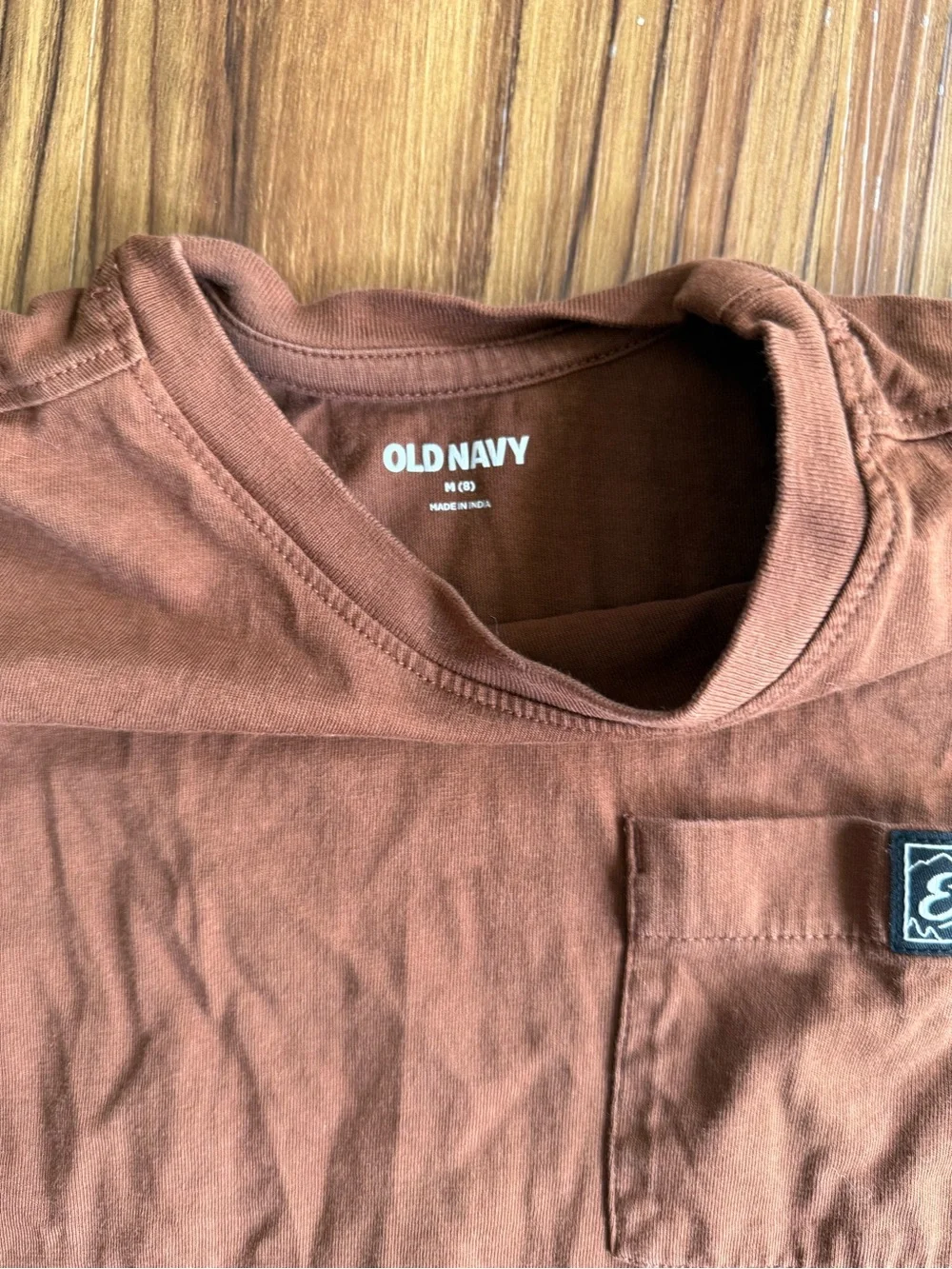 Old Navy Short-Sleeve Pocket Tee in Rust